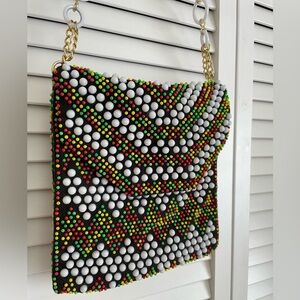 Vintage 1960s Candy Dot Double Sided Flap Purse